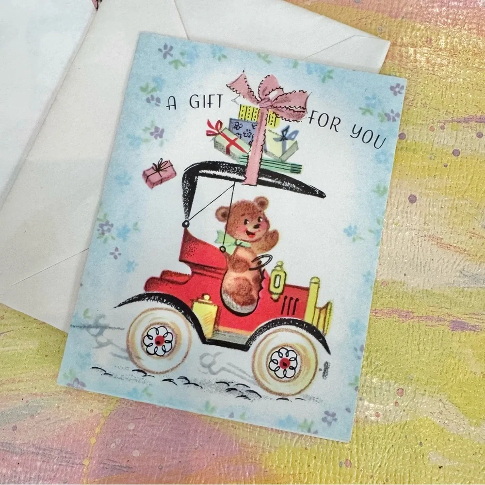 Vintage Mini Greeting Cards (3 sets avail.) SLIDE THROUGH TO SEE ALL UNIQUE SETS